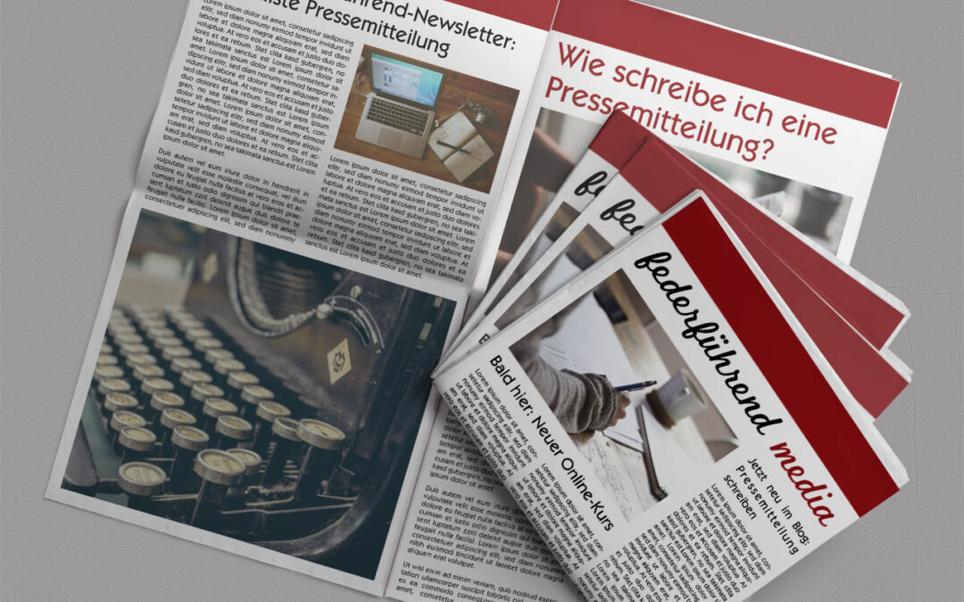Wie schreibe ich eine Pressemitteilung? – Die wichtigsten Grundlagen