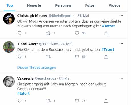 Tweets #Tatort